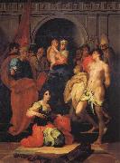Rosso Fiorentino Madonna Enthrouned with Ten Saints Sweden oil painting reproduction